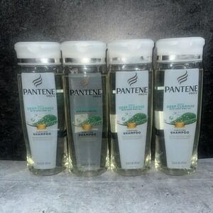 4 Pantene Pro-V Weekly Deep-Cleanse With Mosa Mint Oil Purifying Shampoo 12.6oz